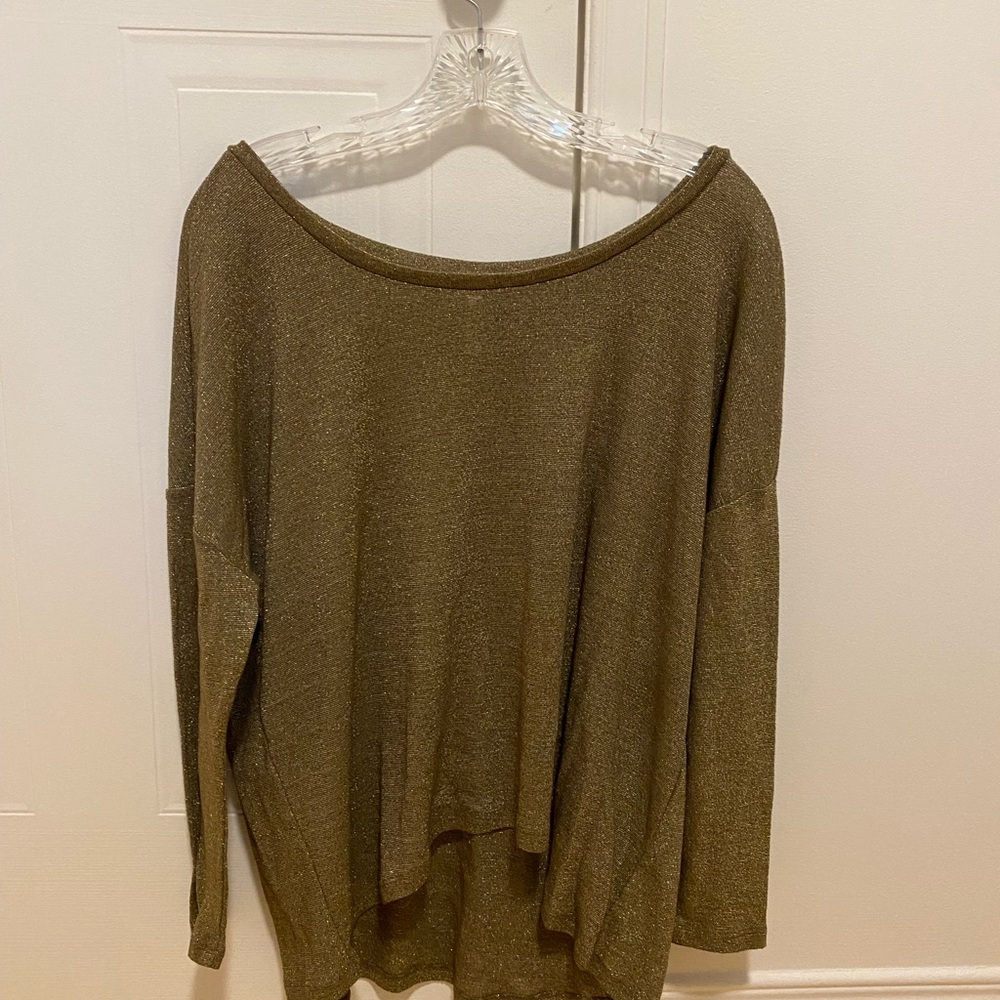 Gentle Fawn Metallic Knit Top